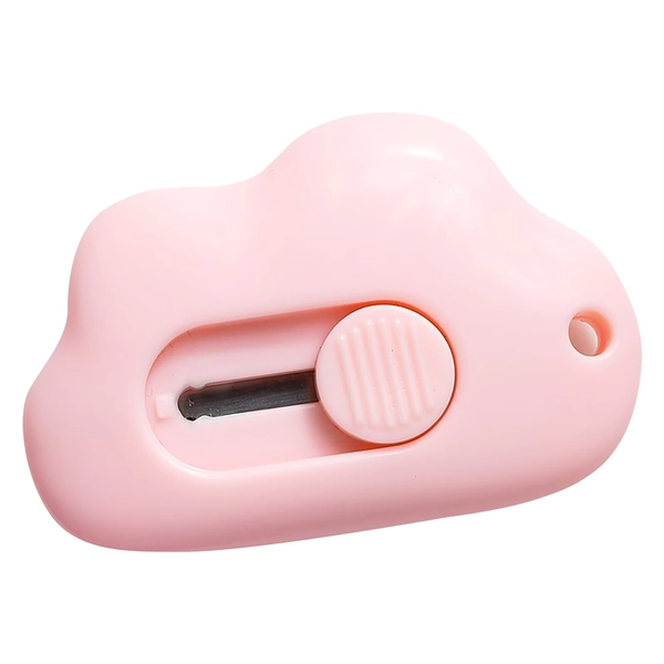 Holloyiver Mini Box Cutter, Cute Cloud Utility Retractable Art Knives, Letter Opener Envelope Slitter, Cloud Shaped Carton Portable Cutter with Key Chain Hole for Office Home School - Walmart.com