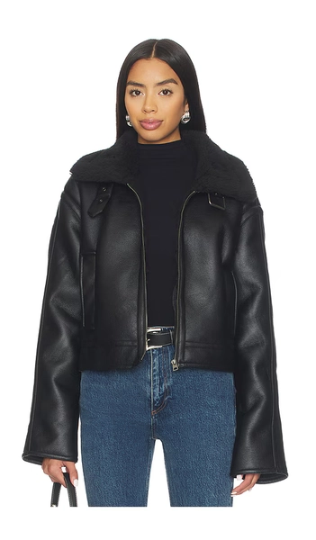 Lucinda Faux Leather Jacket