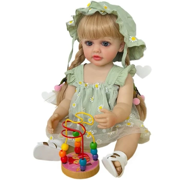 Reborn Dolls Girl 55cm Full Body Look Real Life Newborn Baby Realistic Washable Babies