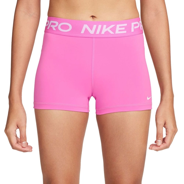 Nike Pro Womens 365 Dri-FIT 3 Inch Short Tights Pink XS