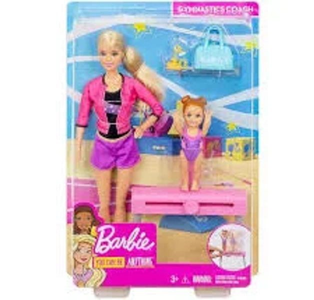 Barbie Gymnastics Coach Playset