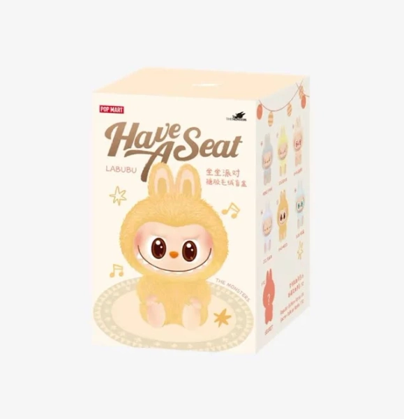 Pop Mart Labubu THE MONSTERS Have a Seat Vinyl Plush Blind Box