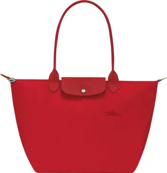 Le Pliage Green Recycled Canvas Large Shoulder Tote