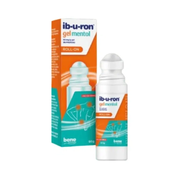 I-bu-ron Gel Mentol Roll-on 50mg/g 60g - Farmácia Nova de Valbom