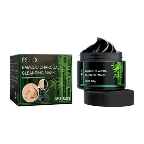 Blackhead Remover Mask,Blackhead Remover,Bamboo Charcoal Blackhead Peeling Nose Patch to Clean Pores,Blackhead Remover Cream,Charcoal Cleansing Mask,