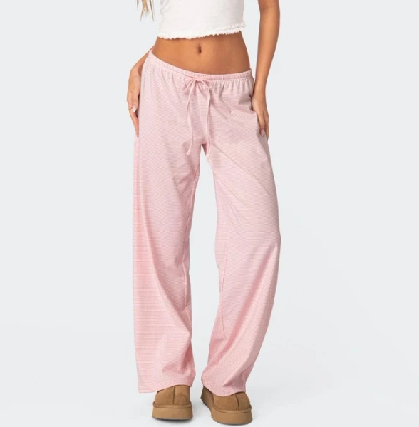 Olivia Striped Loose Fit Pants