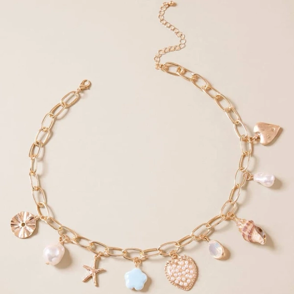 Boutique by BKE Women's Beach Charm Necklace