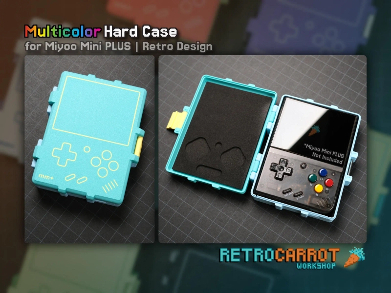 Multicolor Hard Case for Miyoo Mini PLUS | Retro Design