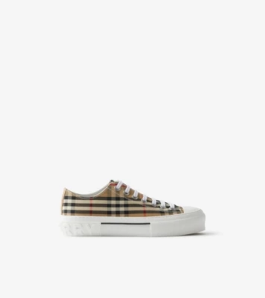 Check Sneakers in Archive beige - Women | Burberry® Official