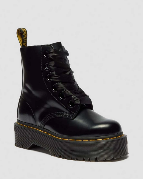 DR MARTENS Molly Women's Leather Platform Boots