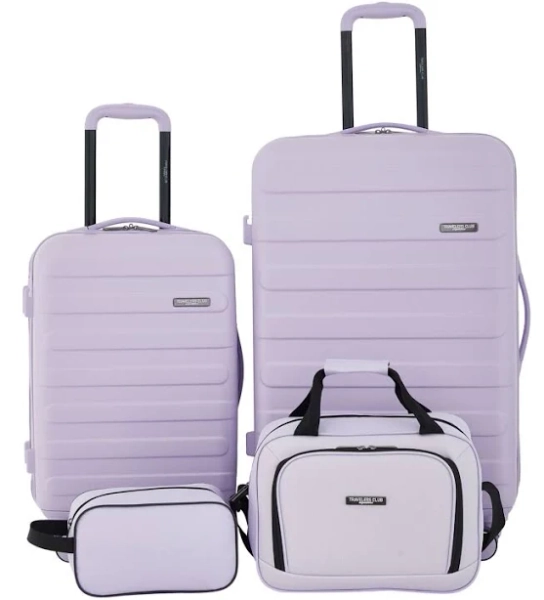 Travelers Club Austin 4 Piece Hardside Luggage Set