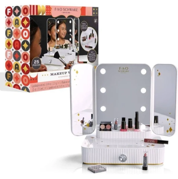 FAO Schwarz Makeup Vanity Mirror Set