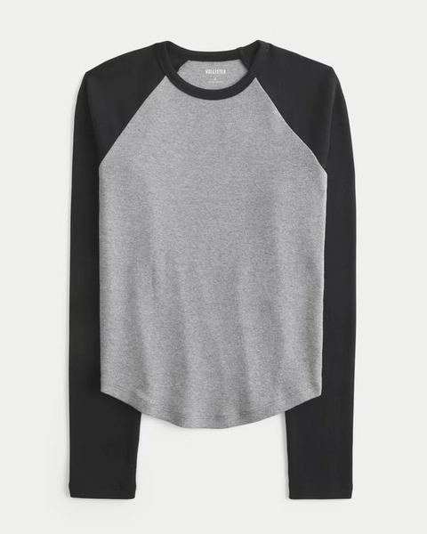 Long-Sleeve Raglan Crew T-Shirt