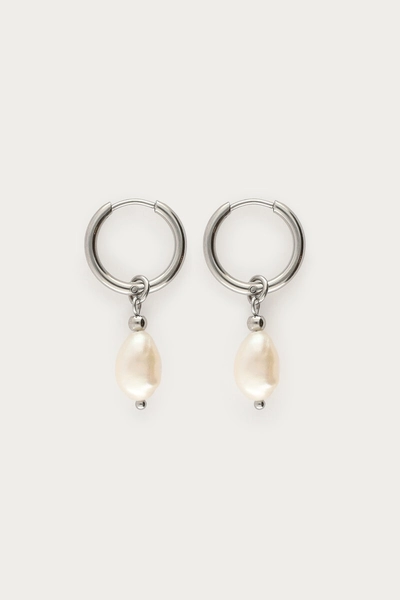 Mystic Creolen mit Süßwasserperle | My Jewellery