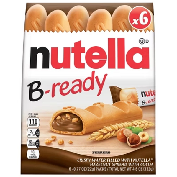Nutella B-Ready - 6ct/6oz