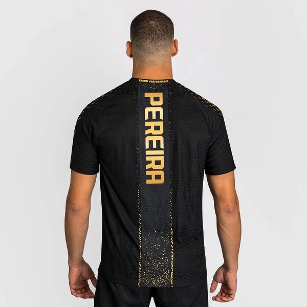 Men's UFC Zenith by Venum Black/Gold Alex Pereira Authentic Fight Night Champion Walkout Jersey