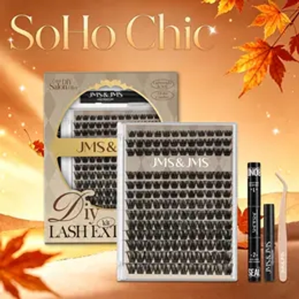 Miss Bella Kit l JMS&JMS Classic 8-18mm Volume D-Curl Eyelash Cluster DIY Lash Extensions at Home Makeup Cosmetic Cat Eye outdoorfun #sohochic #Backtoschool