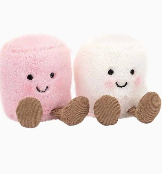 Jellycat Amuseable Pink and White Marshmallows