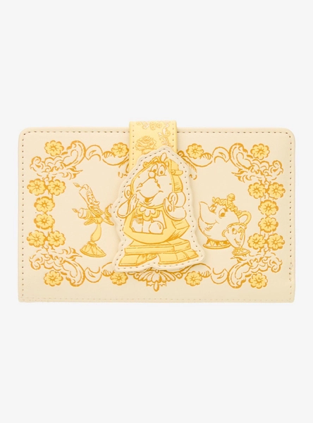 Loungefly Beauty and the Beast Cogsworth & Friends Tonal Sketch Portrait Mini Backpack - BoxLunch Exclusive