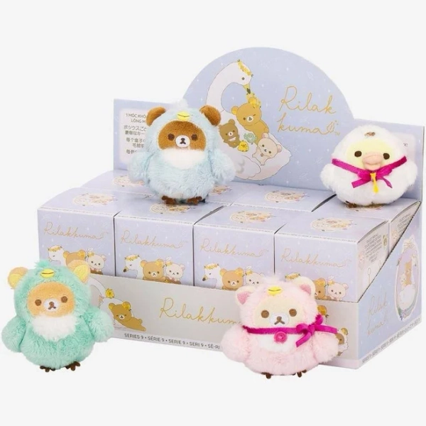 Rilakkuma Swan Series Blind Box Plush Key Chain