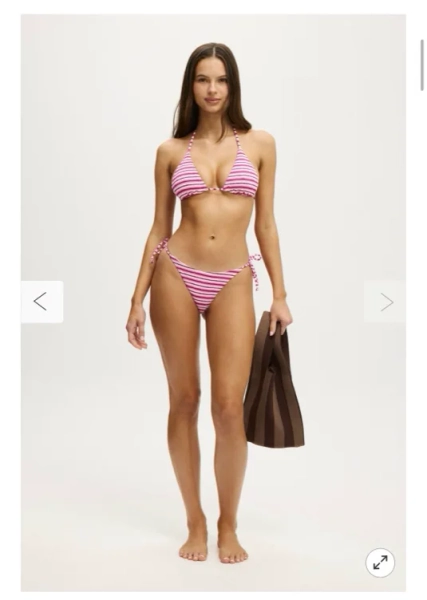 String Triangle Bikini Top