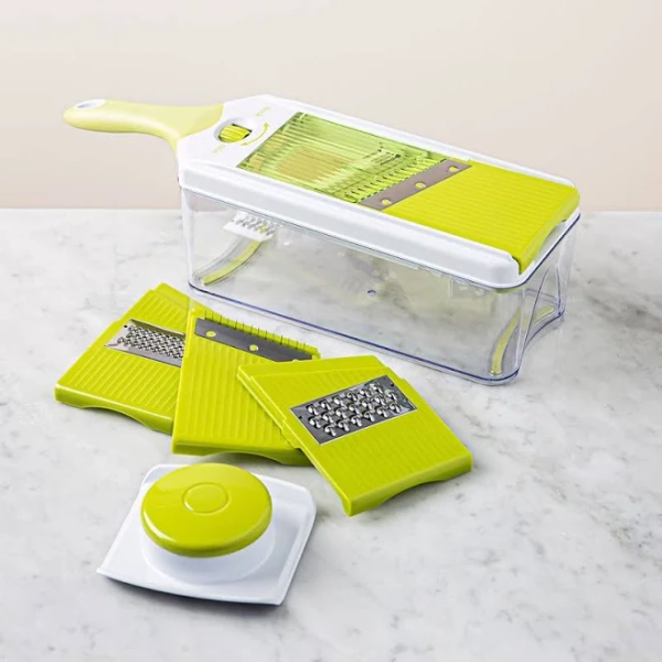 KSP Chef's Mate Mandoline Slicer and Grater Set of 7