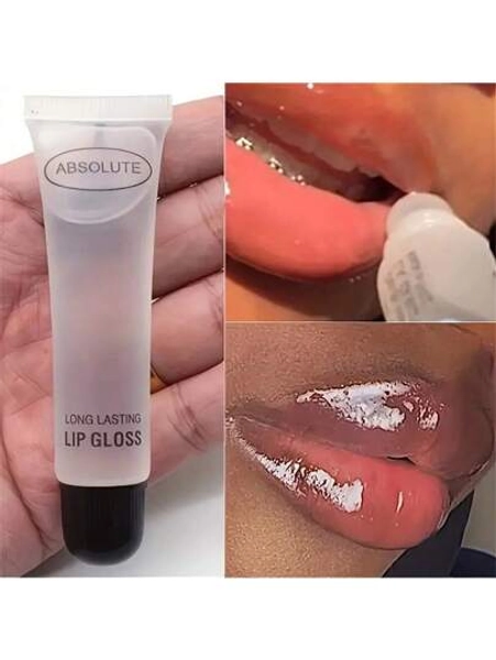 Crystal Clear Hydrating Lip Gloss - Intense Hydration, Line-Softening Primer, High-Shine Finish - Luxurious Lip Oil Lip Care Set, 18mL Each - Double The Gloss, Double The Joy For Women & Girls