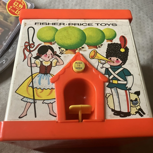 Fisher-Price Jack In The Box Puppet Toy Vintage Collectable 1970s BX18