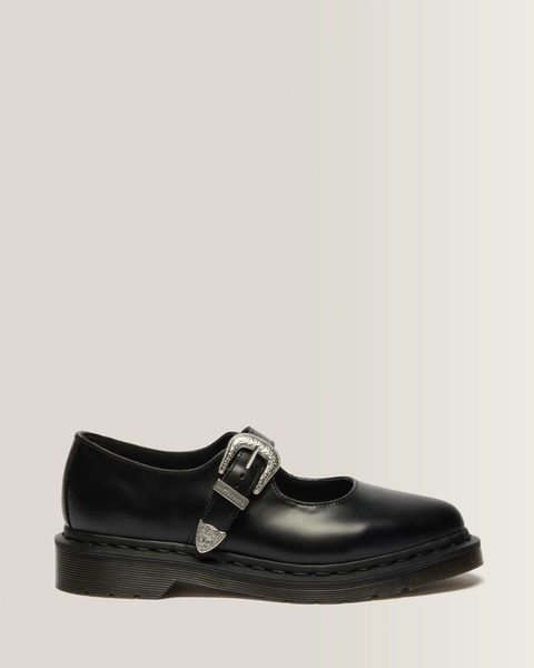 Elphie Mary Jane Atlas Leather Shoes — 3