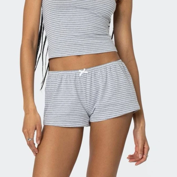 Edikted Women's Astor Striped Shorts