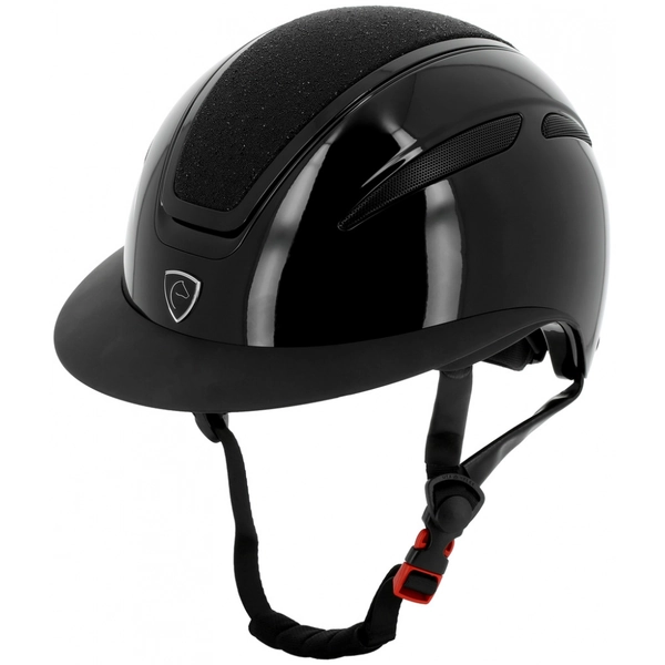 EQUITHÈME Agris glossy Helmet with lamé top - PADD - helmets - PADD