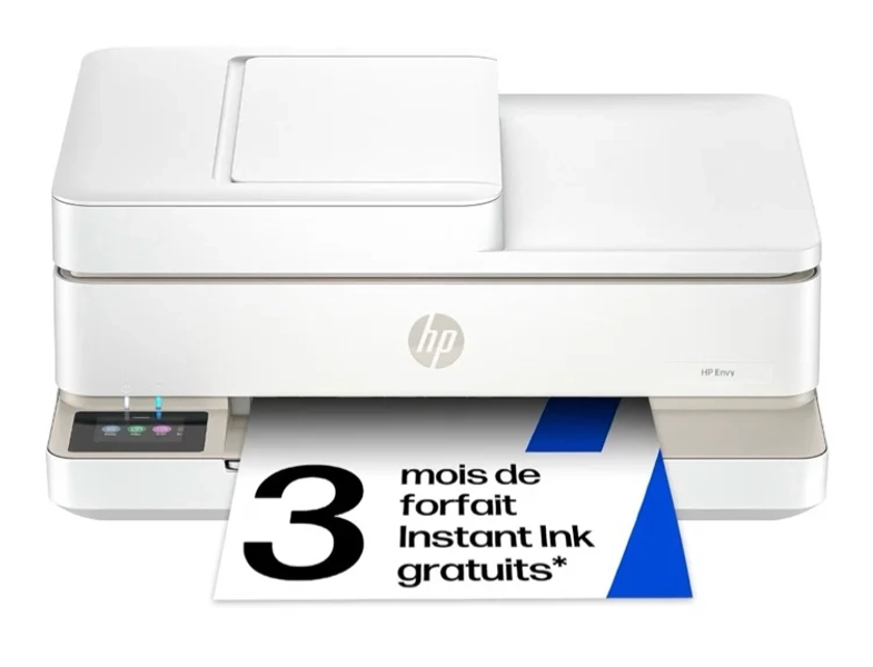 HP Envy 6520e, 714N9B, A4 Inkjet Multifunction Printer, Colour, Automatic Duplex, Up to 10 ppm, Wi-FI, Auto Charger, Fax, 3 Months Free Instant Ink Plan, Portobello : Amazon.fr: Computers