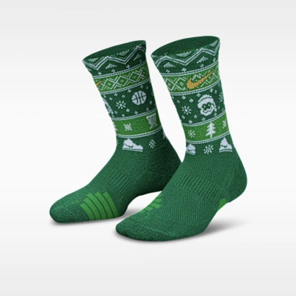 Nike Little Kids' Dri-FIT Holiday Elite Crew Socks