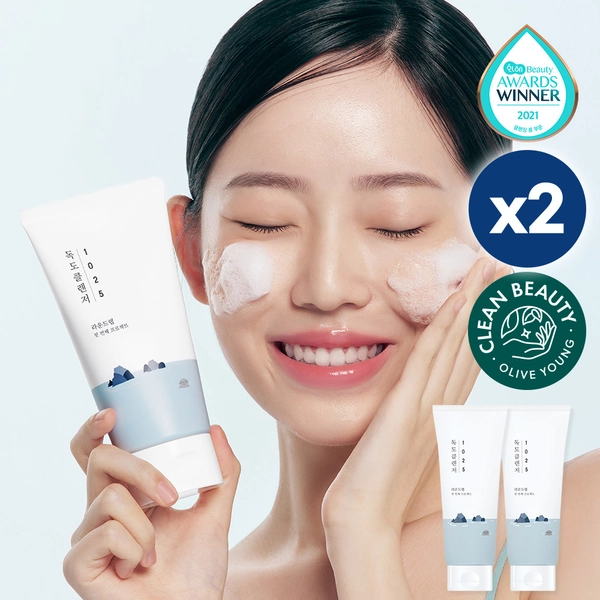[저자극/약산성] 라운드랩 1025 독도 클렌저 200ml+200ml | 올리브영
