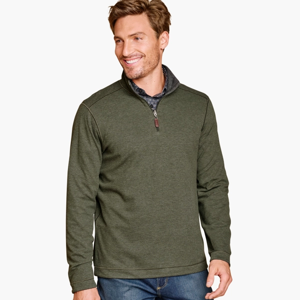 Icon Reversible Solid Quarter-Zip