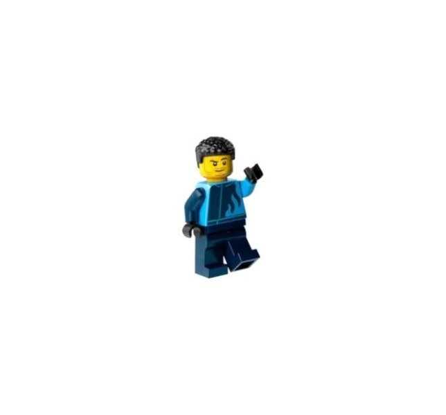 LEGO Monster Truck Driver with Dark Azure Racing Suit Minifigure