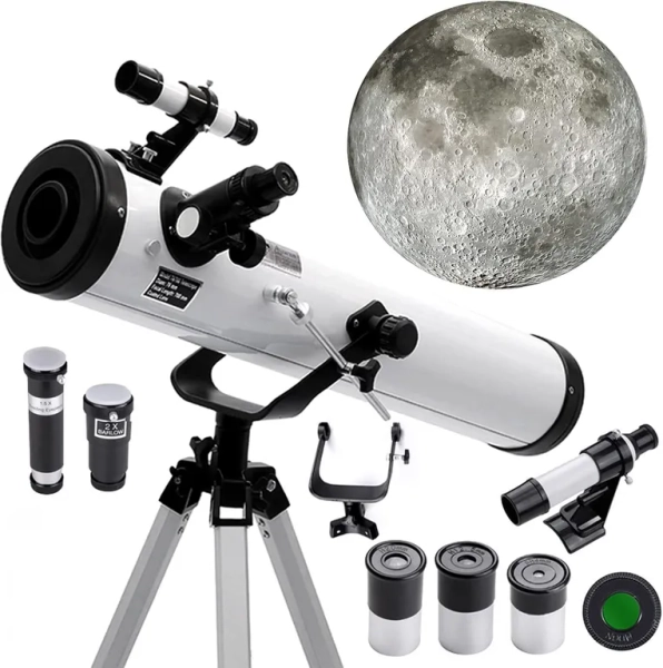 Telescopio Astronómico Profesional 114700mm Monocular 875x
