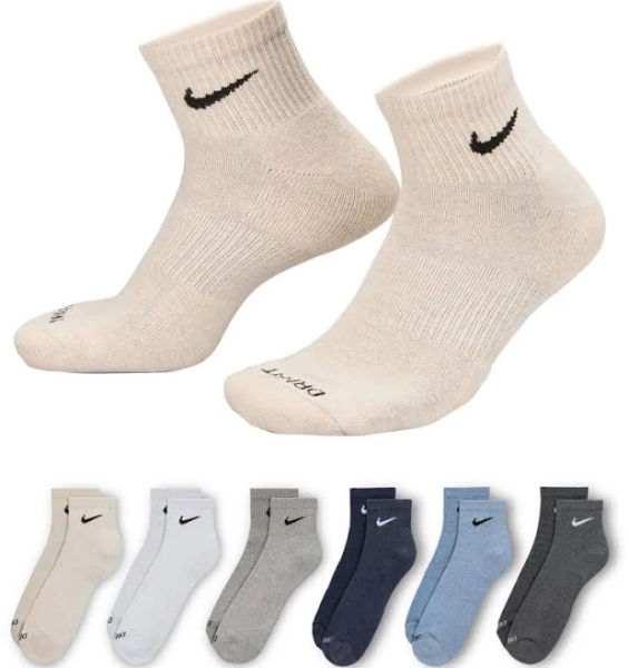 Nike Everyday Plus Cushioned Training Ankle Socks (6 Pairs)