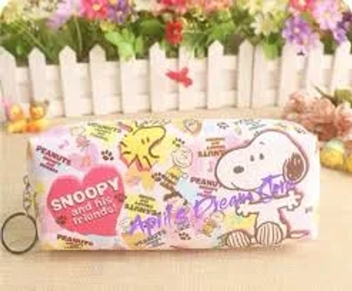 Snoopy and His Friends Pencil Bag Pencil Case Storage Bag School Supplies