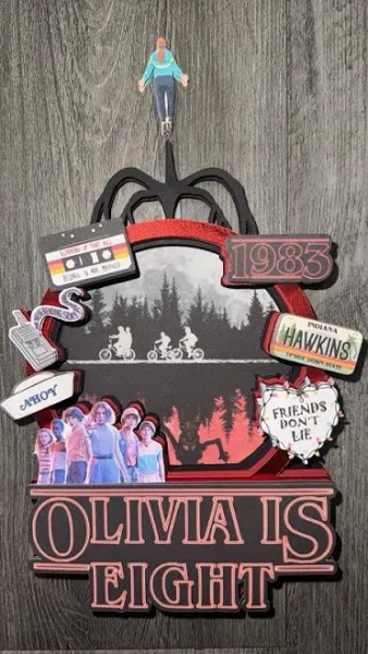 stranger things cake topper