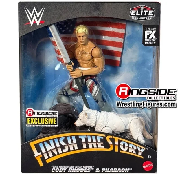 WWE Elite 2-Pack Ringside Exclusive Cody Rhodes & Pharaoh Finish The Story Action Figure