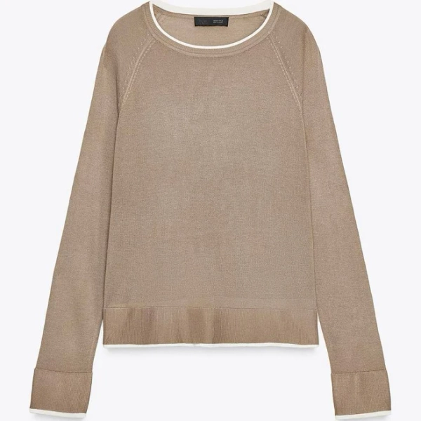 Zara Women's Double Knit Sweater