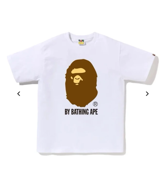 BAPE MENS BY BATHING APE LOGO T-SHIRT
