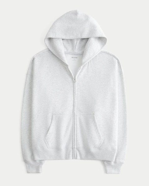 Hollister Feel Good Easy Zip-Up Hoodie