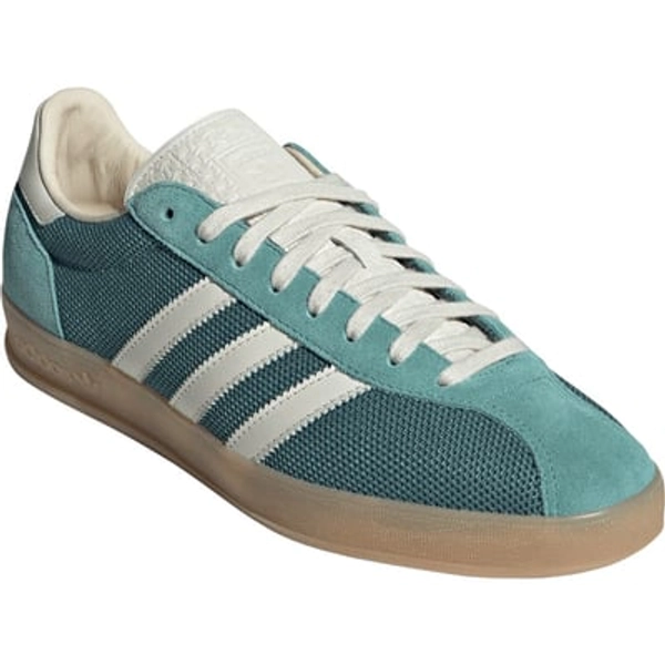adidas Gender Inclusive Gazelle Indoor Pro Sneaker in Teal/Off White/Sandstone at Nordstrom, Size 10.5 Women's