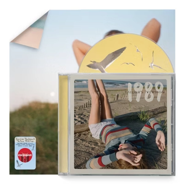 Taylor Swift - 1989 (Taylor's Version) Sunrise Boulevard Yellow Deluxe Poster Edition (Target Exclusive, CD)