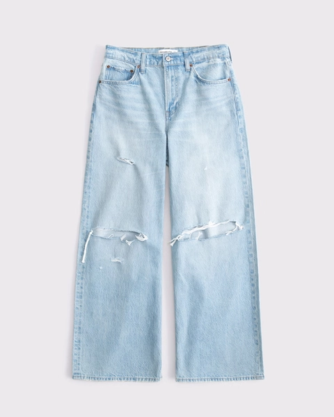 High Rise Wide Leg Jean