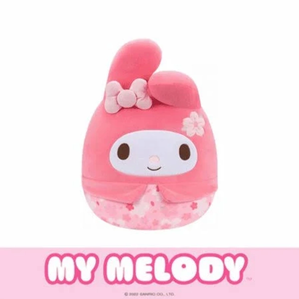 Squishmallows Sanrio My Melody Bow Plush Toy