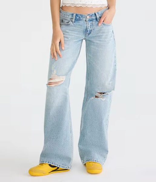 JeansWomen's JeansLow Rise JeansSuper Low-Rise Baggy Wide Leg JeanSuper Low-Rise Baggy Wide Leg Jean