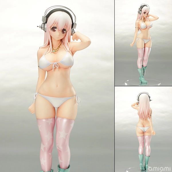 (Pre-owned ITEM:A-/BOX:B)Super Sonico SoniComi Package ver. 1/5 Complete Figure(Released)